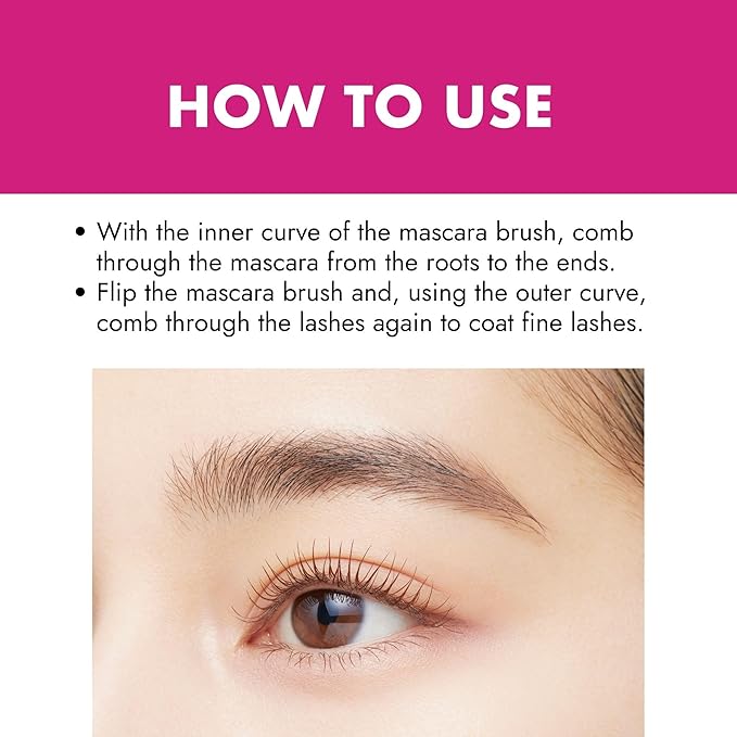 KISSME Heroine Make Long UP Mascara Super WP, Super Long-Lasting! Long & Curl Mascara, Brown