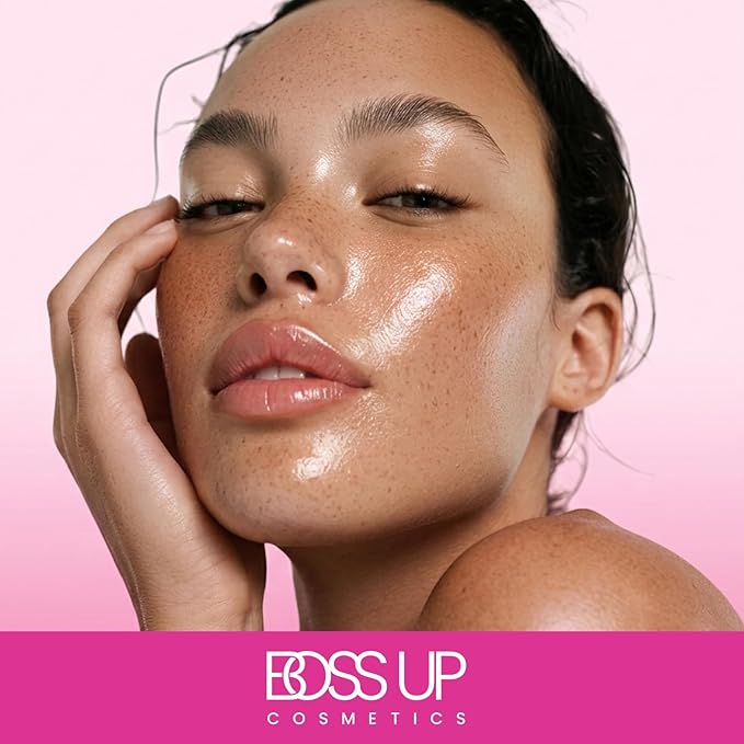 BossUp Cosmetics All-In-One Lip Kit | Light Tan Lip Liner and Lip Oil Set with Clear and Color Changing Lip Oils | Complete Lip Makeup Kit for Women