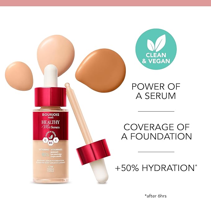 Bourjois Fond de Teint Healthy Mix Serum Foundation for a natural look (54N Beige)