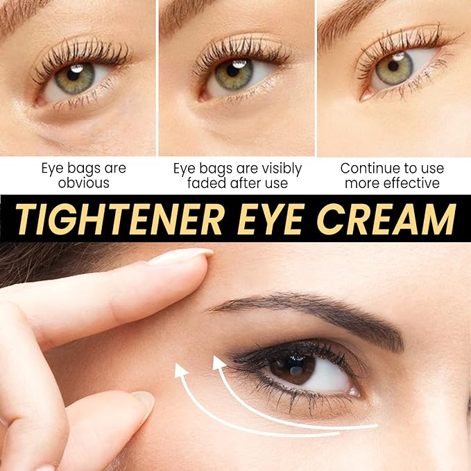 Temporary Eye Tightener Cream Advanced Instant Lift Formula with L-Carnosine for Dark Circles and Puffiness 2Piece