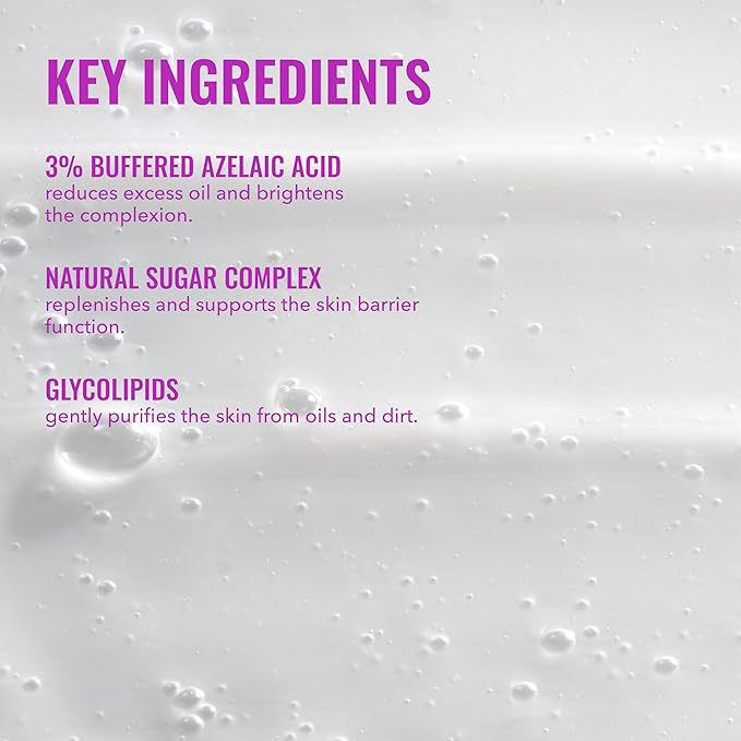 Good Molecules Soothing Azelaic Acid Cleanser – Gentle Creamy Non-Foaming Face Wash for Oily & Sensitive Skin – Vegan & Fragrance-Free – 120 ml
