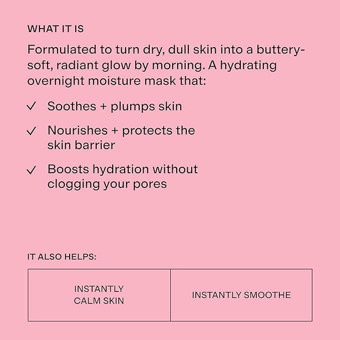 CLEARSTEM HYDRABERRY Hydrating Face Mask for Women - Night Mask for Sleeping for Women with Ceramides, Arnica & Magnesium PCA - Overnight Mask for Evening Hydration to Nourish & Protect Skin Barrier