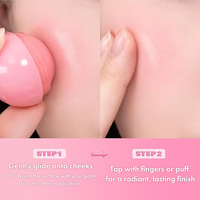 rom&nd JUICY ROLL CHEEK 06 Bare Grape | K-Beauty Liquid Blush for Natural Dewy Glow | Long-Lasting, Transparent Finish & Easy Roll-On Application