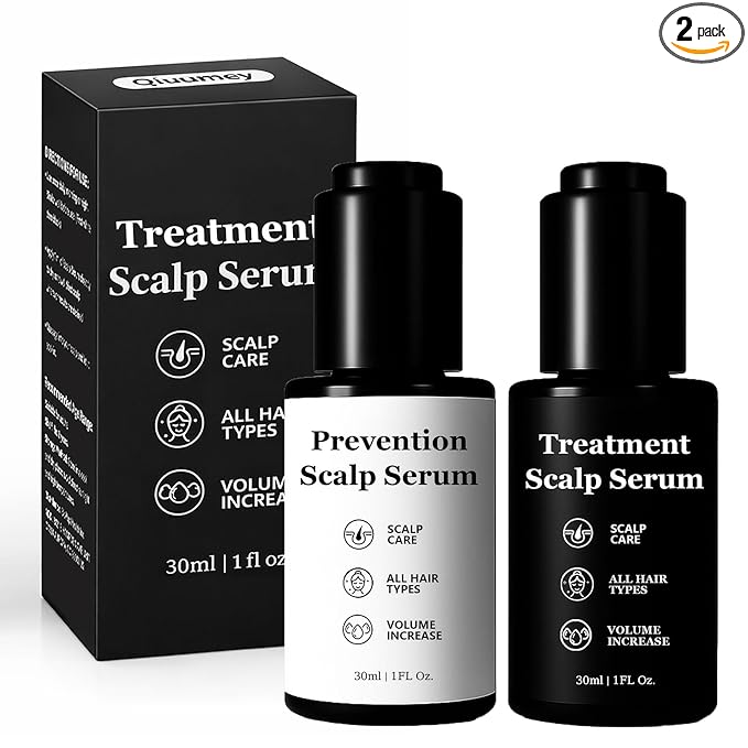 Hair Serum Bundle – Thinning Hair Treatment with Plant-Based Actives, Prevention & Treatment Scalp Serum Bundle for Men & Women, Sulfate-Fre