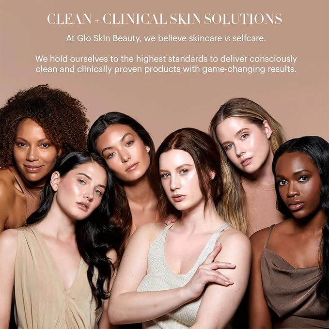 Glo Skin Beauty C-Shield Anti-Pollution Moisture Tint SPF 30, 7W-Dark – Tinted Moisturizer with SPF, Lightweight Tinted Sunscreen for Face, Vitamin C & Squalane, Dewy Sheer Coverage, All Skin Types