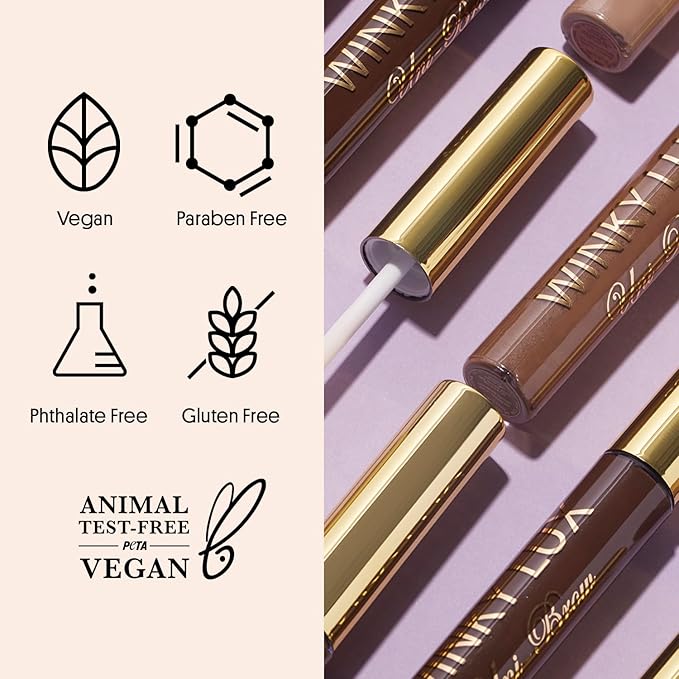 Winky Lux Uni-Brow Tinted Brow Gel – Eyebrow Gel & Brow Mascara for Natural Shaping, Lasting Hold, No Sticky Feel, Brow Tint in Universal Black