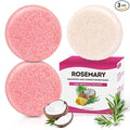 Rosemary Bar Shampoo and Conditioner for Thinning Hair, Volume Solid Shampoo Bar, Hair Thickening & Regrowth, Coconut Oil Conditioner for Deep Moisturizing, Paraben & Silicone Free