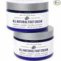 Yellow Bird Foot Cream 2 Pack Bundle - Natural Dry & Itchy Feet Repair Balm. Foot Moisturizer with Organic Ingredients and Essential Oils