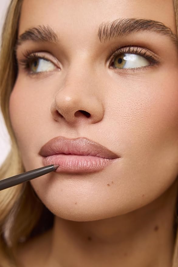 Jouer Café Lip Kit | Long-Wear Crème Lip Liner in Café (matte neutral brown) & Tinted Lip Oil in Chantilly (shimmering milky nude) | $47 Value