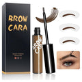 Eyebrow Gel - Peel Off Eyebrow Tint with Eyebrow Stencils, Long-Lasting & Waterproof Brow Gel for Women and Girls Create Fuller & Defined Brows Makeup (Light Brown)