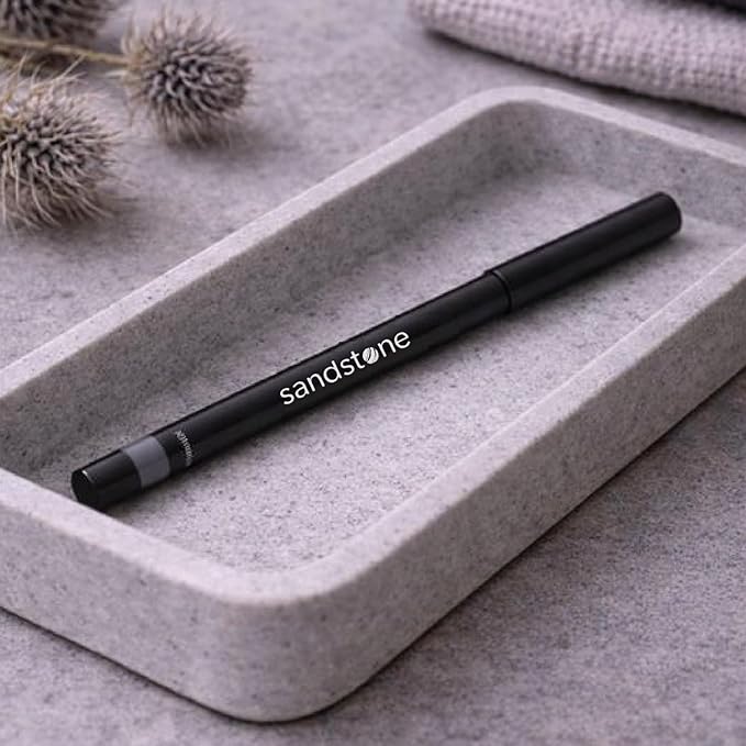 Sandstone Scandinavia Waterproof Eyeliner Pencil – Hypoallergenic & Vegan – Smudge-Proof Gel Formula – For Sensitive Eyes – Grey