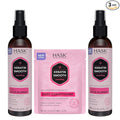 HASK 5-in-1 Leave-In Conditioner Duo (6oz-Qty 2) & Deep Conditioner Packette, Color Safe, Sulfate-Free, Paraben-Free, Gluten-Free, for All Hair Types (Keratin Smooth)