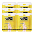 Hand Masks Moisturizing Gloves,6 Pairs Hydrating Hand Peel Masks Gift Set for Dry Cracked Hands Care,Long-lasting and Non-greasy Hand Moisturizer Gloves for Women L
