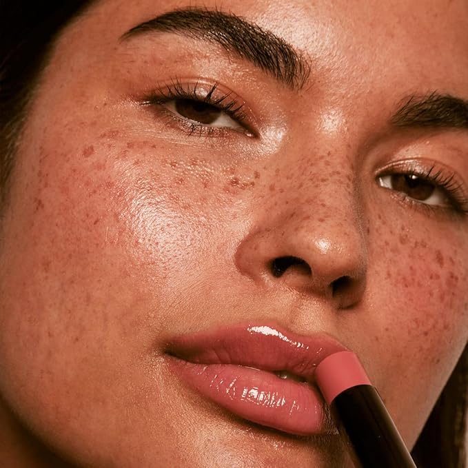 + Lux Unfiltered N°11 Smoothing Hydrating Lip Tint for Women - Tinted Lip Balm with Jojoba & Sunflower Oil - Lightweight, Moisturizing, Semi-Sheer Color - Vegan & Cruelty-Free - Guava (Pink)