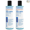 Dermasolve Medicated Psoriasis Body Wash - 2-Pack (8.0 oz each) - Proven to Provide Relief from Psoriasis, Eczema & Seborrheic Dermatitis, Doctor Recommended for Dry, Itchy, Red, Flaky, Scaly Skin