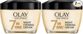Olay Total Effects Night Firming Cream Face Moisturizer,1.7 oz,(Pack of 2)