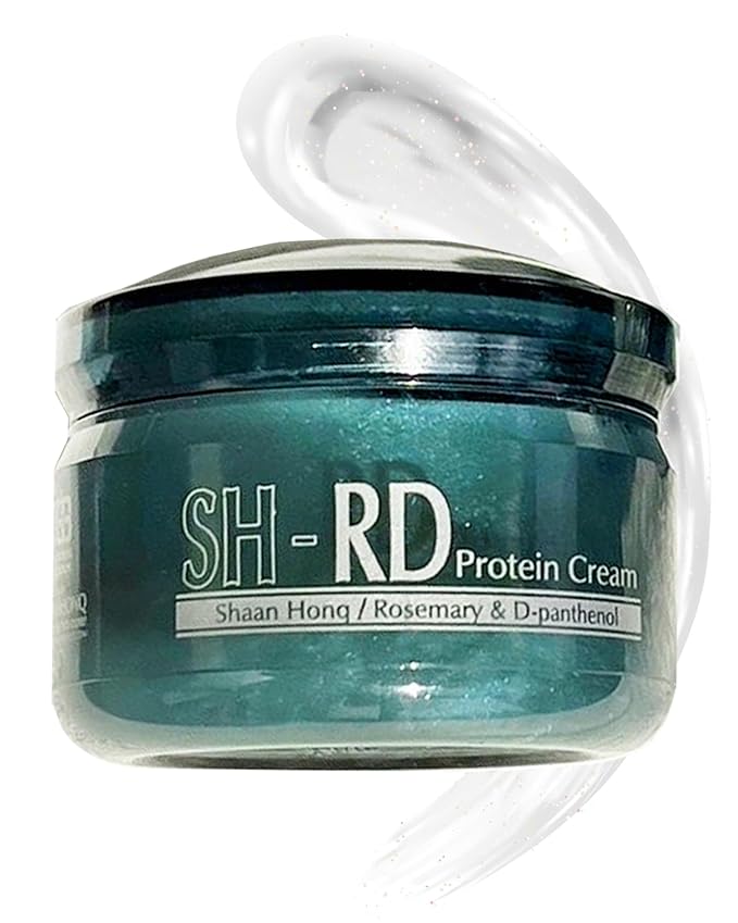 SH-RD Protein Cream for Damaged Hair | Leave-In Conditioner to Restore, Revitalize and Repair Split Ends | Conditioning Cream for All Hair Types - 0.34oz/10ml