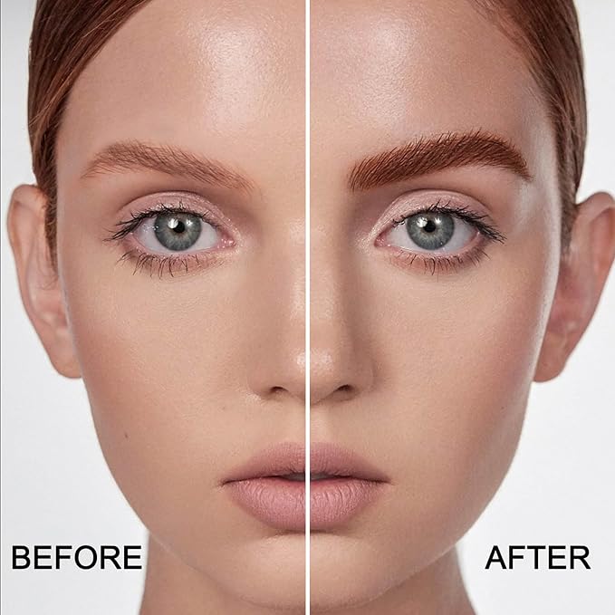 Boobeen Eyebrow Palette, 3 Colors Brow Powder Kit, Eye Brow Pomade with Double-ended Brush, Long-lasting Eye Makeup Kit, Sculpt & Define Eyebrows, for Beginners