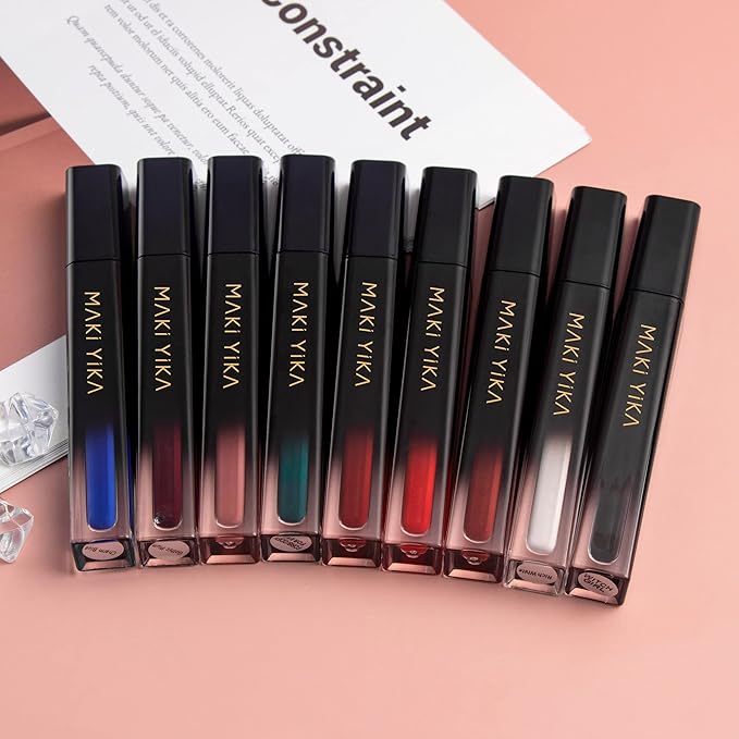 MAKI YIKA Dark Purple Lipstick for Women Color Stay Long Lasting Lipsticks No Smudge Matte Liquid Lipstick Transferproof Cruelty-Free Lip Color for Mother's Day,GOTHIC PLUM