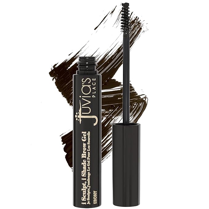 Juvia's Place iSculpt, iShade Eyebrow Gel Ebony - Afterproof, Makeup Enhancer, Filler, Eyebrow Tinted Brow, Advanced Definer