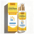 Hair & Scalp Sunscreen Spray SPF 30 | Broad Spectrum UV Blocker for Color-Treated Hair, Weightless Non-Greasy Formula with Coconut Oil, Prevents Color Fade & Dryness, Beach & Pool Essential (1)