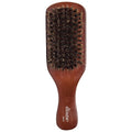 Diane Reinforced Boar Bristle Curved Club Wave Brush for Men and Barbers – Medium Bristles for Thick and Curly Hair – Use for Detangling, Smoothing, Wave Styles, Restore Shine and Texture