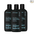ATTITUDE Men's Shampoo and Conditioner 2-in-1, Scalp Care for Build Up & Oily Hair, 97% Natural Origin Ingredients, EWG Verified, Eucalyptus & Sage, 14 Fl Oz (Pack of 3)