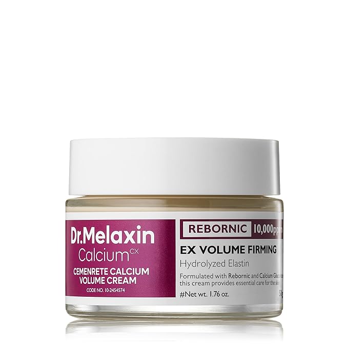 Dr.Melaxin Calcium Intense Firming Cream with Collagen & Elastin, Lifting & Volumizing Face Cream for Sagging Skin, Niacinamide for Plumping Care, 1.69 fl.oz