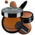 Mushroom Head Air Cushion CC Cream - Tattoo Cover up BB Cream Foundation Makeup Moisturizing Concealer Long-Lasting, Cushion Foundation Full Coverage Self Adjusting (Dark Brown)