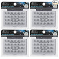 Ardell False Eyelashes Short Black, DIY Lash Clusters, Eyelash Extension Kit, 4 Pack