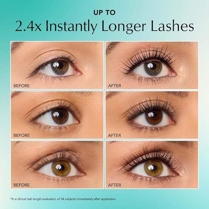 Thrive Causemetics Liquid Lash Extensions Mascara, Mother's Day Makeup Gift Set, Tubing Mascara Lengthening, Volumizing, Smudge Proof, No Clumping or Flaking, Cruelty Free, Whitney (Charcoal Grey)