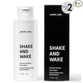 JAXON LANE SHAKE AND WAKE Exfoliating Powder Face Wash w/Papaya Enzymes Powder, Aloe Vera, Vitamin C, Vitamin E, Niacinamide Serum, AHA | Anti Aging Deep Pore Cleanser for Acne Prone Skin (2 Bottles)