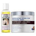 Yellow Peeling Oil Extra Strength Exfoliating Solution for Body - Dark Skin KP Bump Eraser Body Scrub Ingrown Hair Keratosis Pilaris Treatment