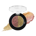 Refillable Eyeshadow Palette - Matte/Glitter/Duo-Chrome Pressed Powder & Cream Formula, Neutral/Shimmer/Smokey Multichrome, Travel-Friendly Iron Pan Refills (Chameleon, S02)