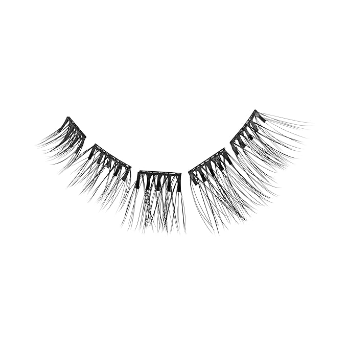 Kiss Impress False Eyelashes, Lash Clusters, Cluster Multipack, 'Soft Natural', 8mm-14mm, Includes 50 Pre-Glued Clusters, Contact Lens Friendly, Easy to Apply, Reusable Strip Lashes