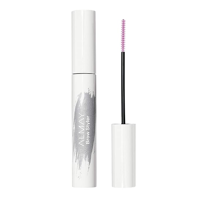 Almay Eyebrow Gel with Marula Oil, Flake-Free & Lightweight Brows, Hypoallergenic, Clear, 1 Count