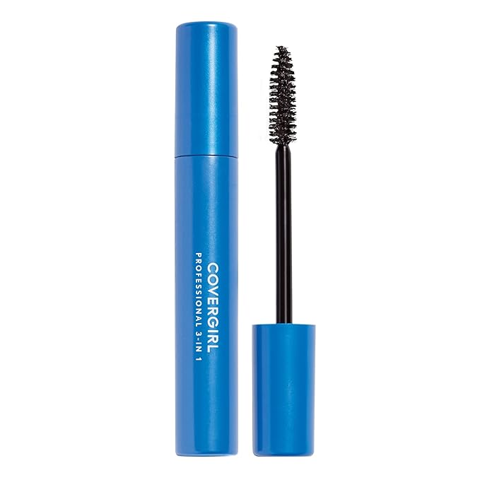 COVERGIRL Professional Mascara Regular Brush Very Black 200, (Packaging may vary) 0.3 Fl Oz (Pack of 2)