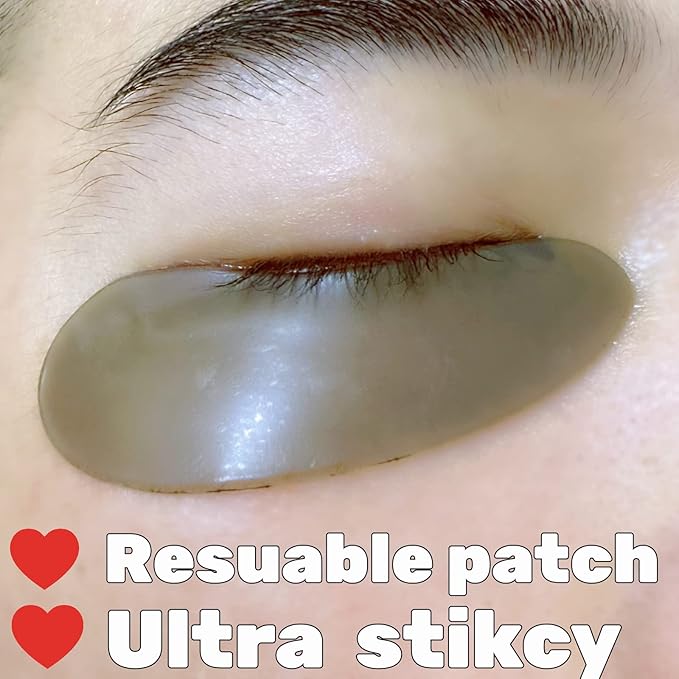 Silicone Eye Patch Reusable Under Eye Patches Sticky Under Eye Cover Shield Eyelash Extension Mask 8 Pair Lower Lash Isolation Pad For Sensitive Skin Relaxing Lash Perm Tint Pads (Mix Rainbow Color)
