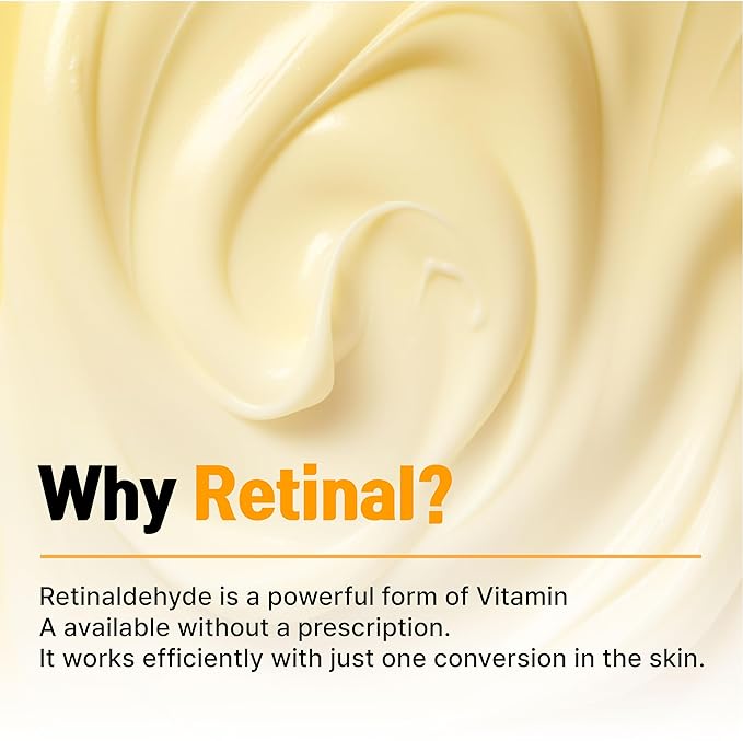 Radiance-Boosting Retinal Eye Cream Serum 0.5 w/ 66% Centella 2% Niacinamide & Barrier Lipid Complex Advanced Gentle Retinol Retinoid Hydrating Anti-Aging for Fine Lines & Uneven Tone Korean Skincare