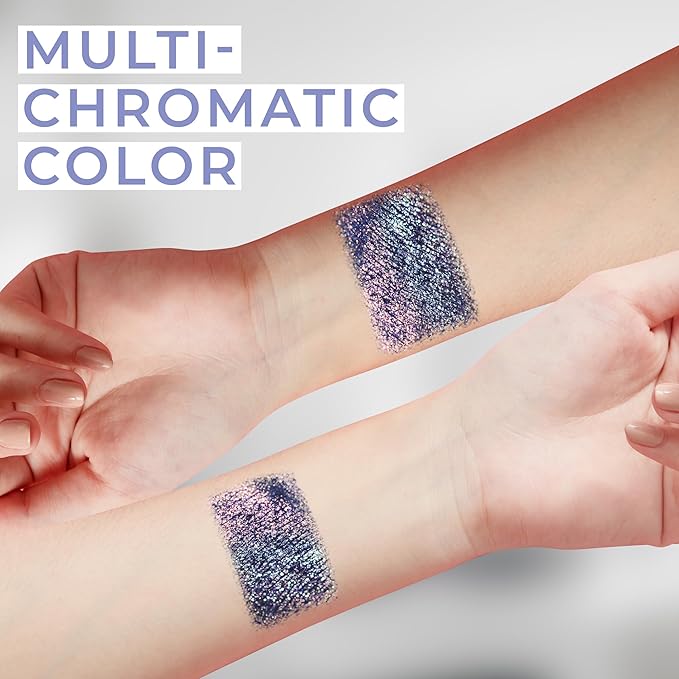 Profusion Cosmetics Sea Witch Duochrome Sacred Stone Eyeshadow - Smooth, Mesmerizing Blue-Purple Color-Shifting Pigment with a Rich Vibrant Texture, Long-Wearing Vegan & Cruelty-Free Makeup, Exile