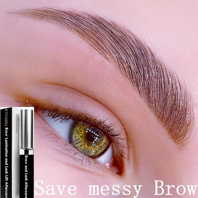 Brow Lamination Aftercare, Eyebrow Perm Conditioner, Lash Lift Nutrition, 7ml Keratin Oil for Over Perming Lashes Brows, Fix Them Neat Upwards, Saving Mess Hairs At once| 100-Day Supply