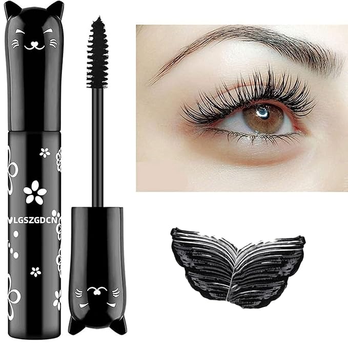 Mascara Black eyelash for Liquid Makeup Eyes Extensions Waterproof Hypoallergenic Fast Dry Curling Lengthening Eyelashes Party Stage Use
