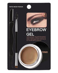 Eyebrow Pomade Kit, Long Lasting Waterproof Soft Brown Tinted Eye Brow Pomade Set with Brush Razor,Smudge-proof Tint Eyebrow Cream Brow Tinting Gel,Christmas Makeup Gift for Women Girl-01