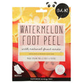 Oh K! Foot Peel Mask - Watermelon - Foot Peeling Mask for Dry Feet and Cracked Heels - Feet Exfoliant with Pomegranate and Coconut Oil - 1 Pair
