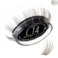 Lashify Curl 14mm Gossamer Eyelash Extensions Refill, Ash Color, DIY False Lashes for a Natural Look