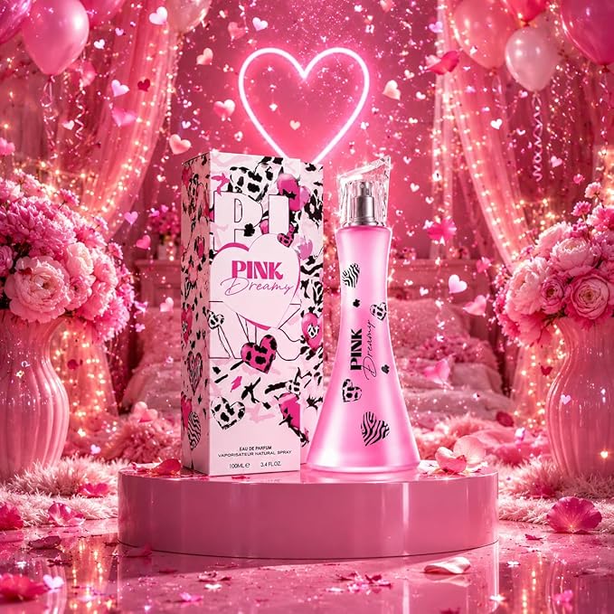 Paris Glam Eau de Parfum for Women, 100ml / 3.4 fl oz Long-Lasting Perfume Spray, Fruity Floral Fragrance with Apple, Peach, Jasmine, Tuberose & Sandalwood, Cruelty Free & Vegan