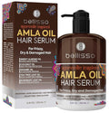 BELLISSO Amla Oil Serum - Sulfate and Paraben Free - Anti Frizz, Heat Protection for Damaged Hair - Professional Salon Grade Deep Conditioning - Smoothing Treatment for Women and Men - 8.45 Fl Oz