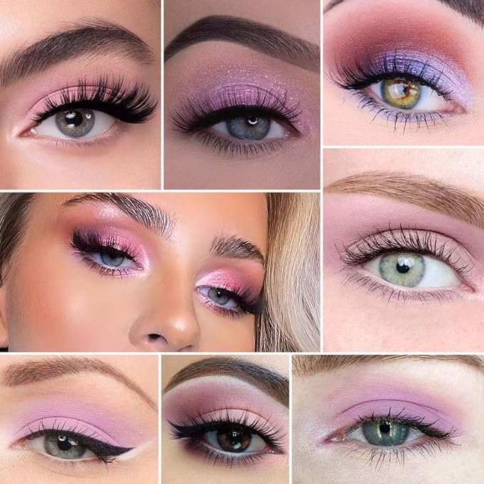 CAKAILA 20Colors Light Purple Pink Nude Basics Matte Eyeshadow Palette,Eye Shadow Travel Makeup Palette all in one Long Lasting Waterproof,Great for Travel Gift Kit