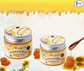 2PCS/Set Honey Milk Hand Wax Mask Moisturizing Paraffin Peel Off Wax Hydrating Nourishing Repair Skin Film Cream Exfoliating Calluses For Cracked,Dry,Aging Hands
