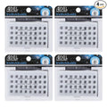 Ardell False Eyelashes Individual Lashes Trios Medium Black, Reusable DIY Lash Clusters, Eyelash Extensions, 4 Pack